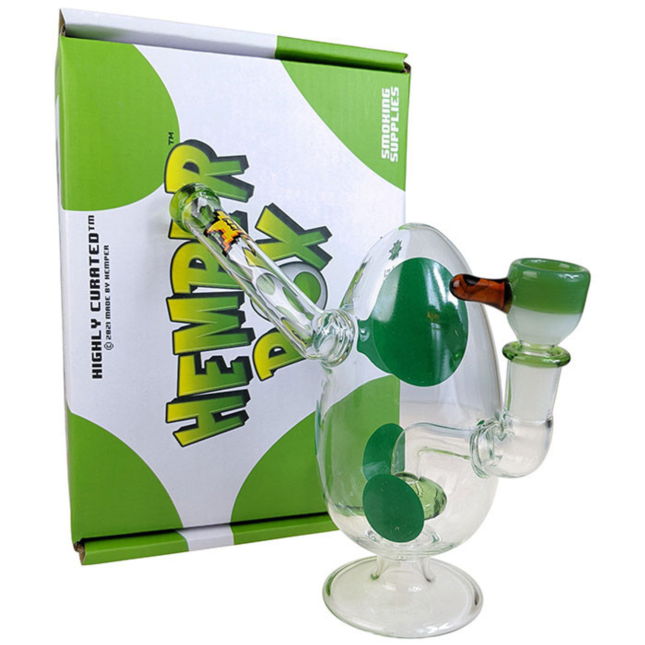 Hemper - Spotted Egg Novelty Water Pipe Box Set - with 14M Bowl