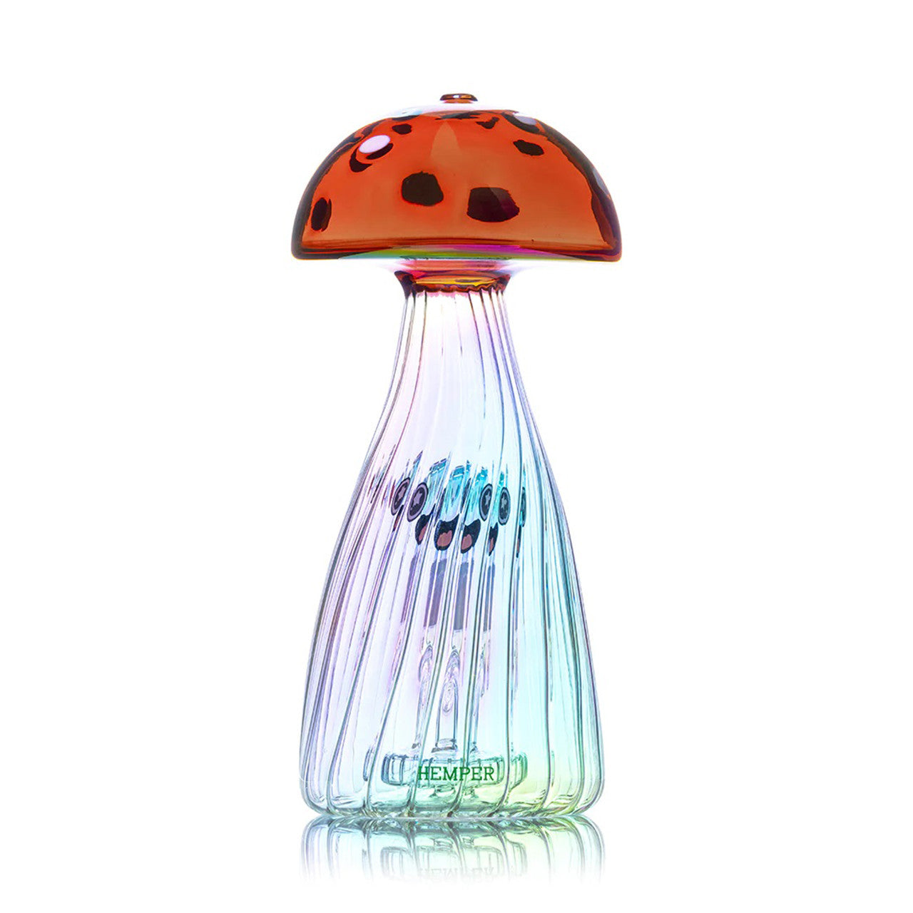 Hemper - XL 9.5" Trippy Shroom Water Pipe - with 14M Bowl
