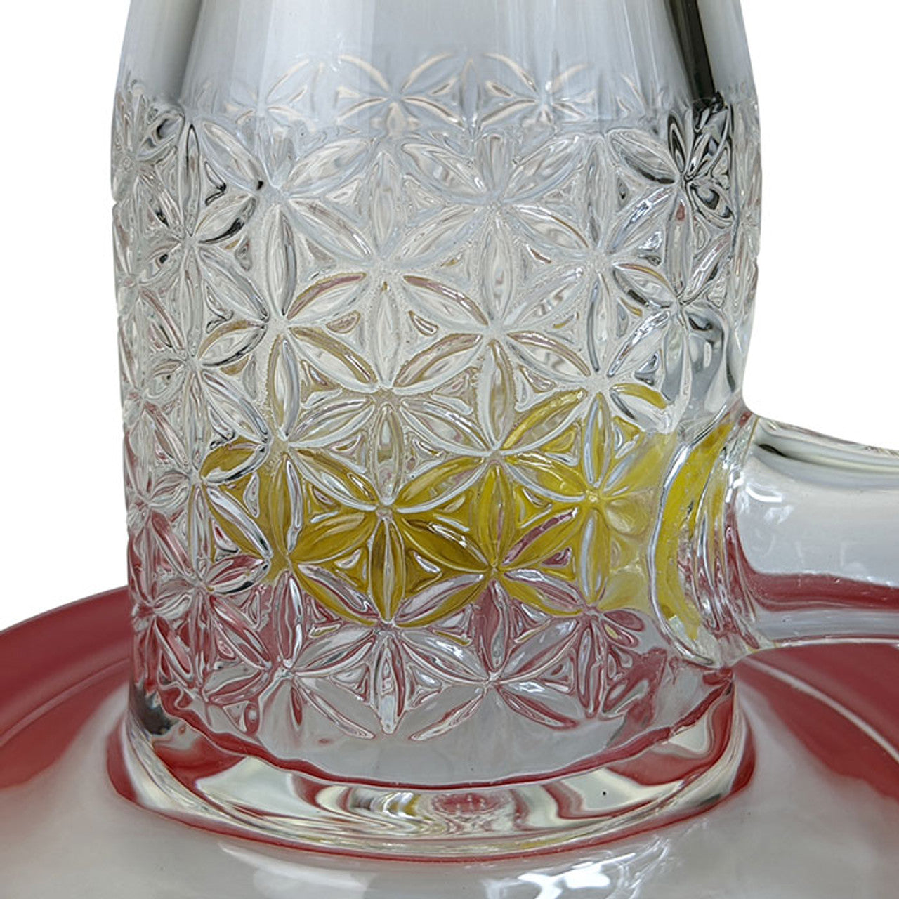 Juicy J Glass - Barrel Perc Straight Water Pipe - with 14M Bowl