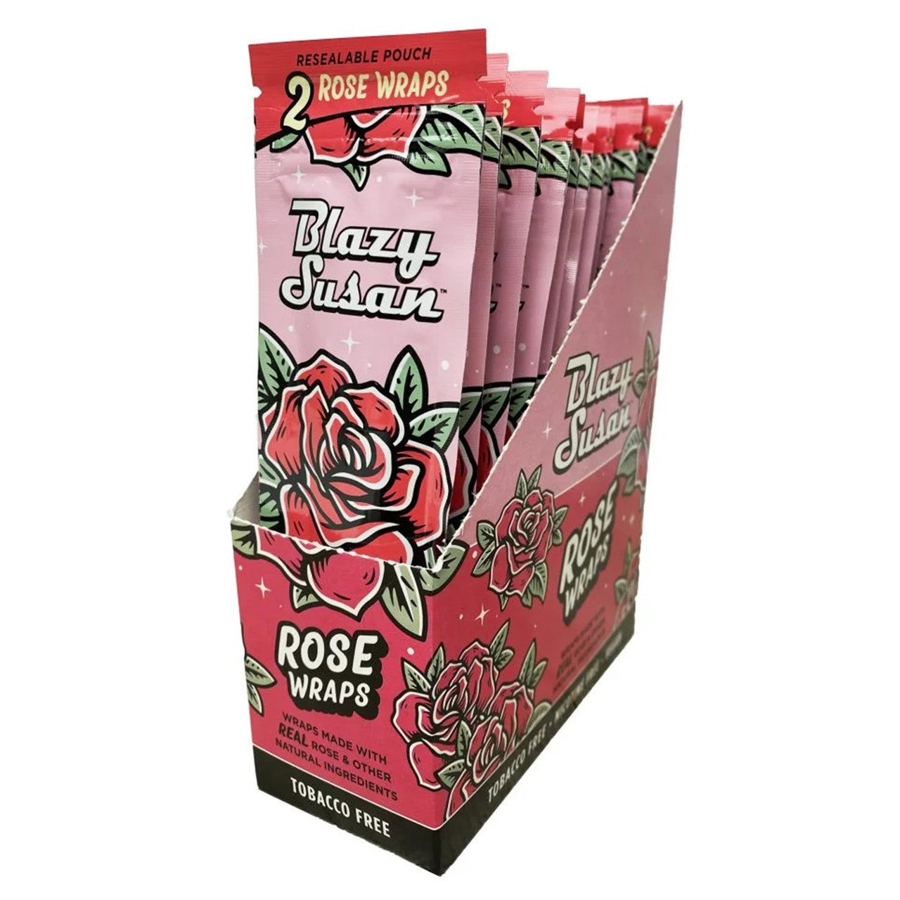 Blazy Susan® - Rose Petal Hemp Wraps (2pk) - Display of 25