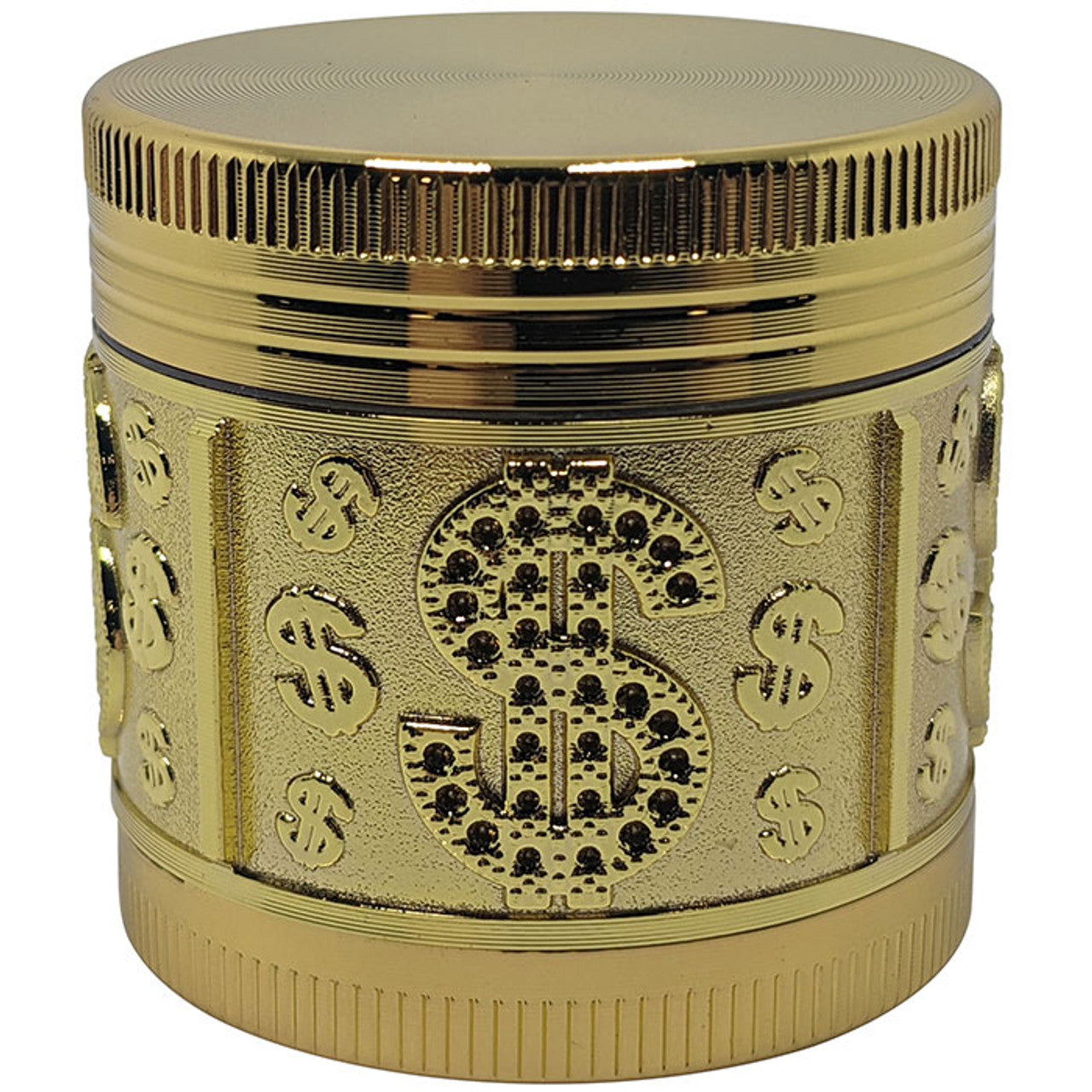 1.6" 4 Part Zinc Alloy USD Grinder - Gold