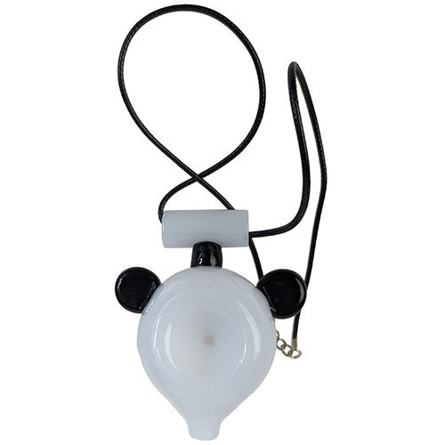 3" Silly Panda Necklace Hand Pipe