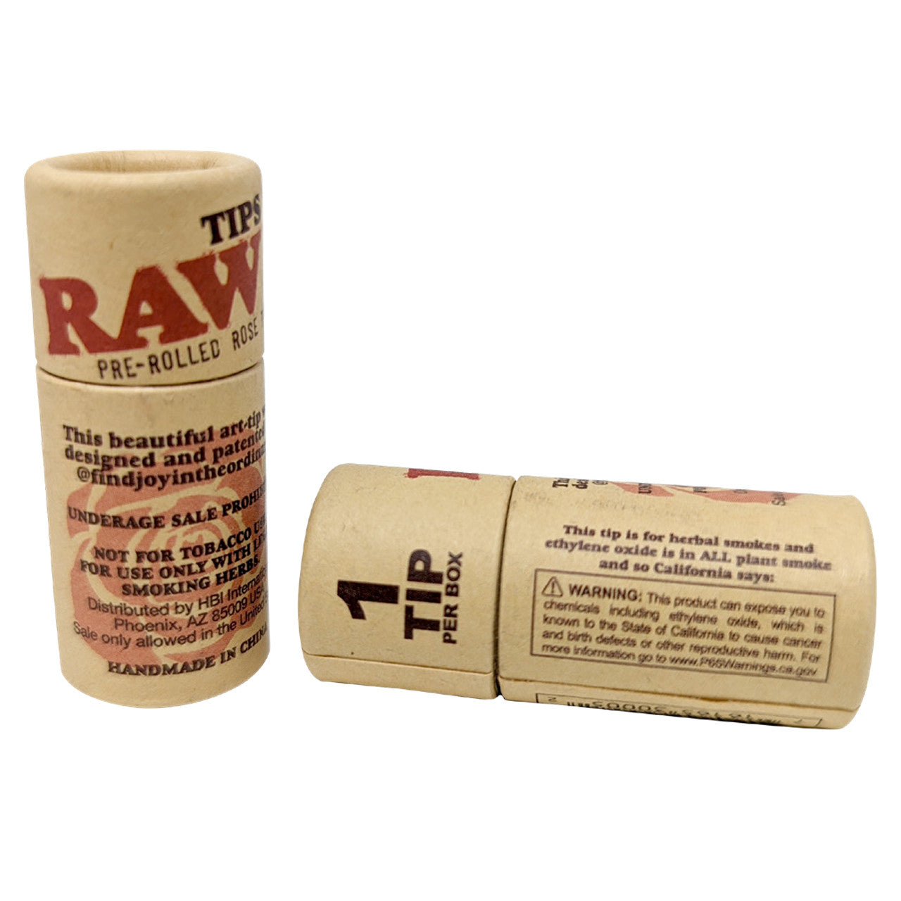 RAW® - Pre-Rolled Rose Tips - Display of 6