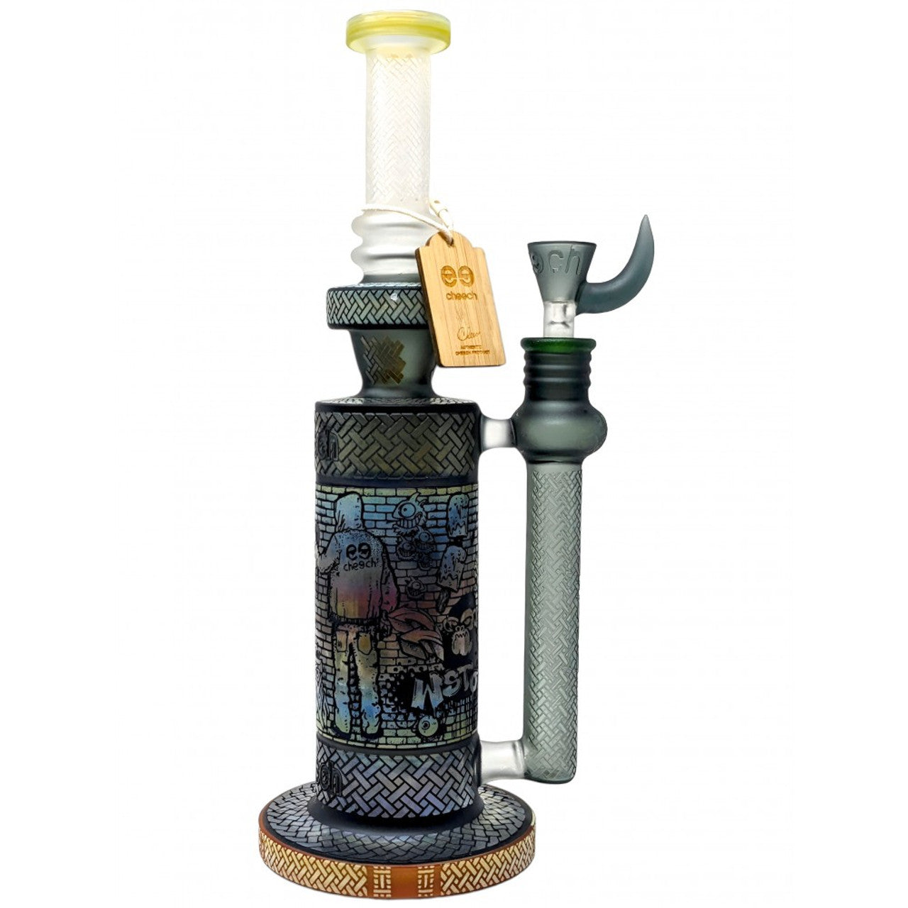 Cheech Glass - "Spray and Pray" Graffiti Artist Water Pipe & Ash Catcher Set - with 14M Bowl