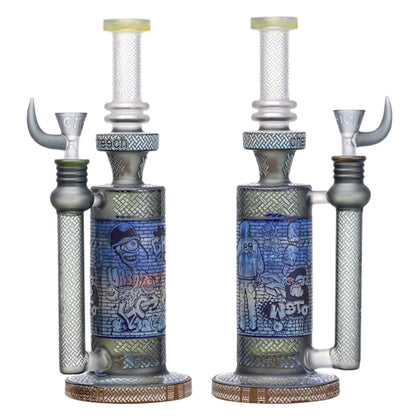 Cheech Glass - "Spray and Pray" Graffiti Artist Water Pipe & Ash Catcher Set - with 14M Bowl