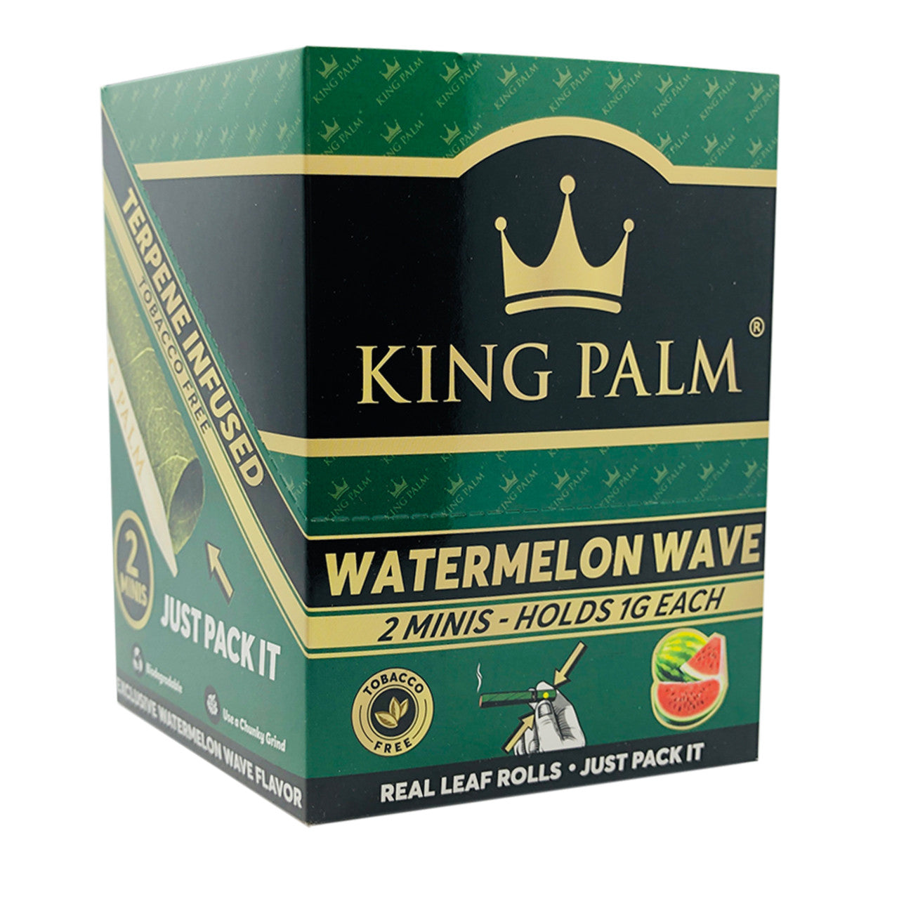 King Palm - Squeeze And Pop Mini Pre-Roll Cone - Pack of 2 - Display of 20