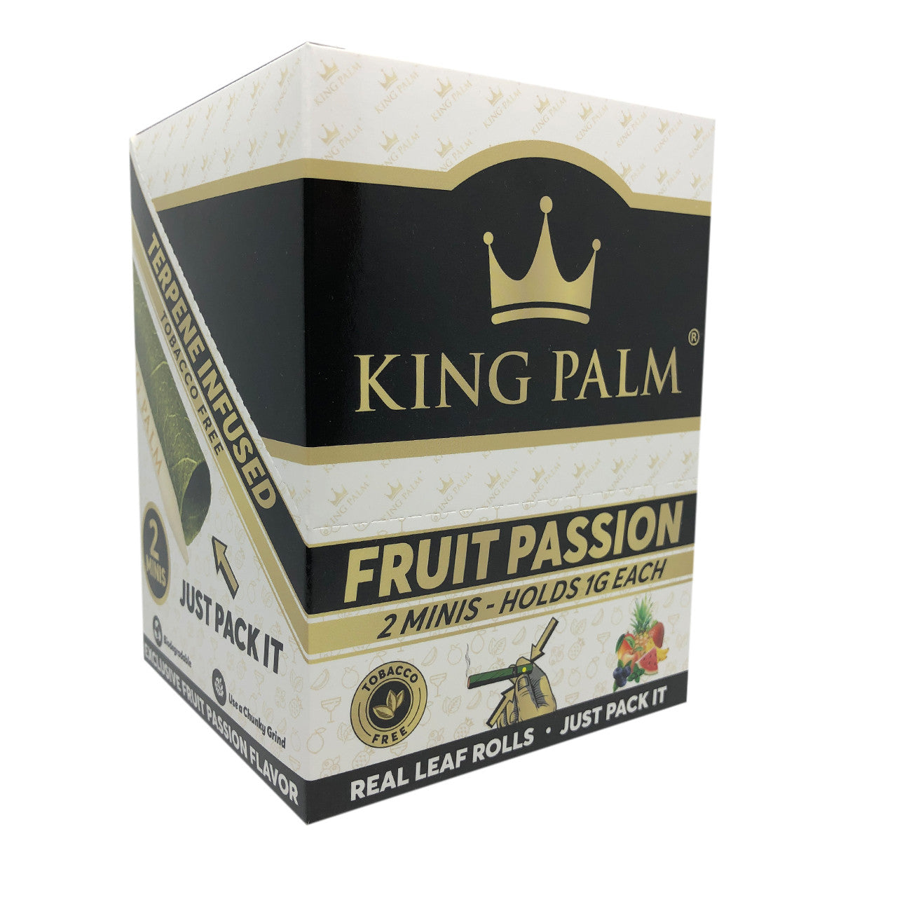 King Palm - Squeeze And Pop Mini Pre-Roll Cone - Pack of 2 - Display of 20