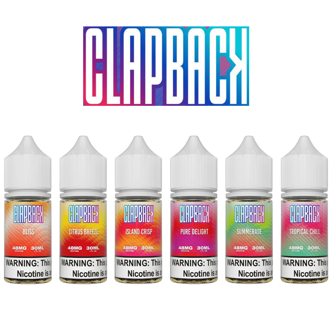 Clapback Nic Salt E-Liquid 30ML by Save Ur Vape