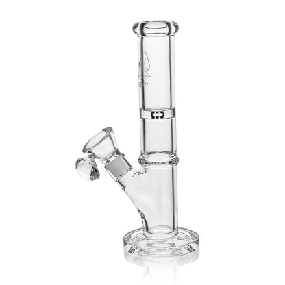 High Point Glass - Crystal Series 12" Diamond Ice Catcher Ring Cylinder Water Pipe Box Set - with 14M Bowl