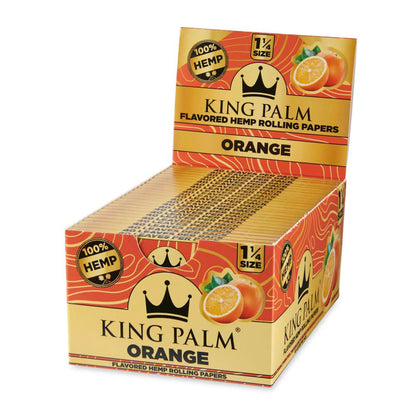 King Palm - Flavored Hemp 1¼ Rolling Papers 40ct - Display of 50