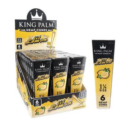 King Palm - 1¼ Pre-Roll Hemp Cones (6pk) - Display of 30