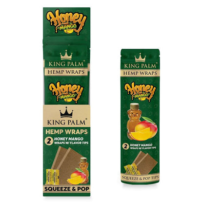 King Palm - Flavored Hemp Wraps (2pk) - Display of 15