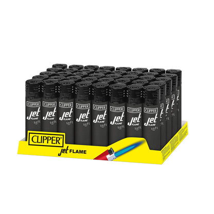 Clipper - Classic Large Jet Flame Lighter - Tray of 48