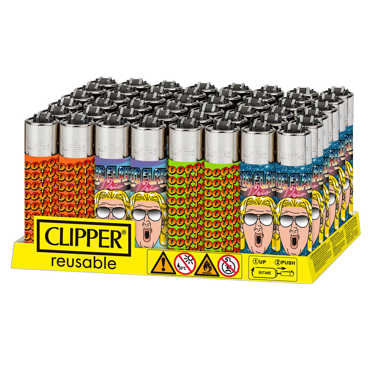 Ric Flair Drip - Clipper Lighter - Tray of 48