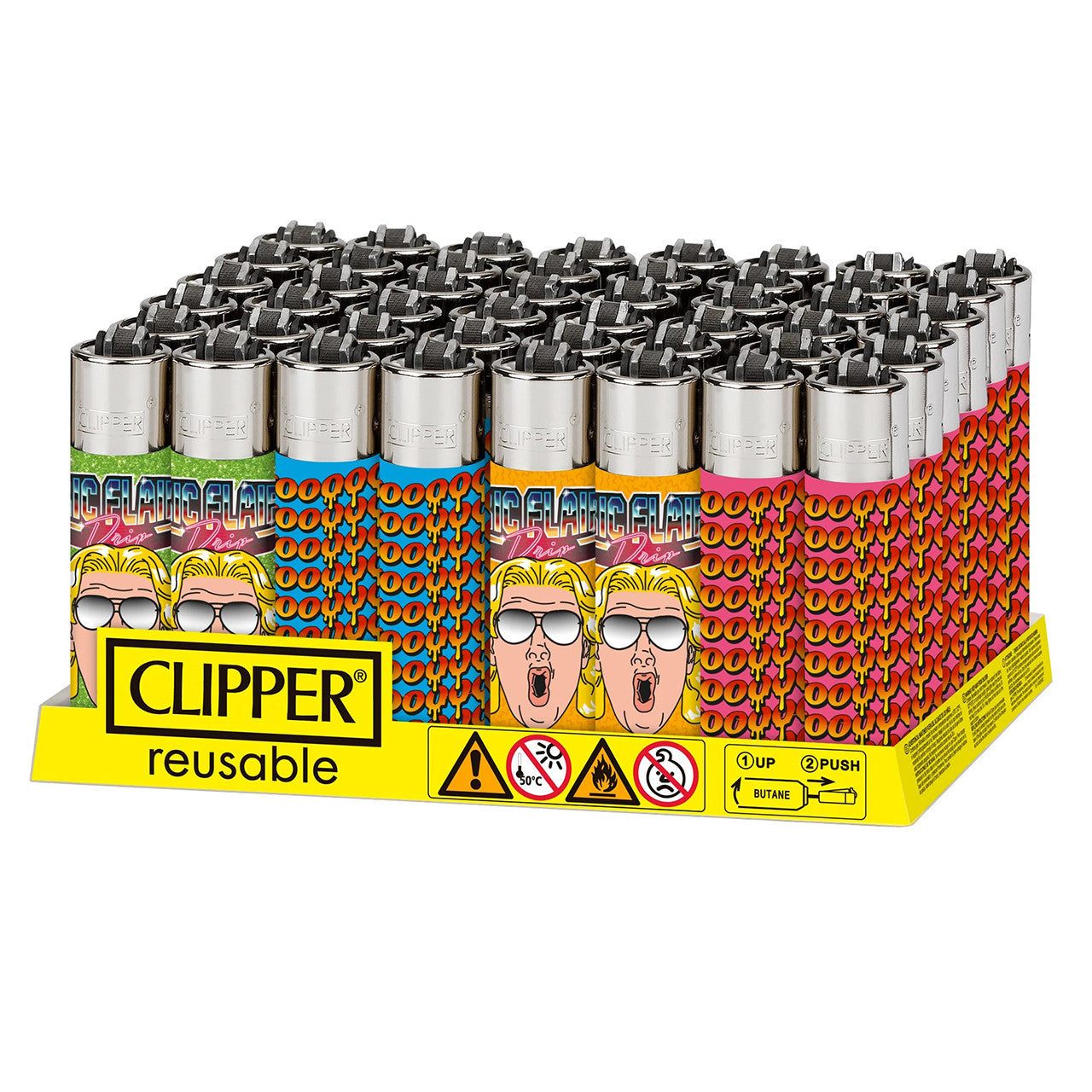 Ric Flair Drip - Clipper Lighter - Tray of 48