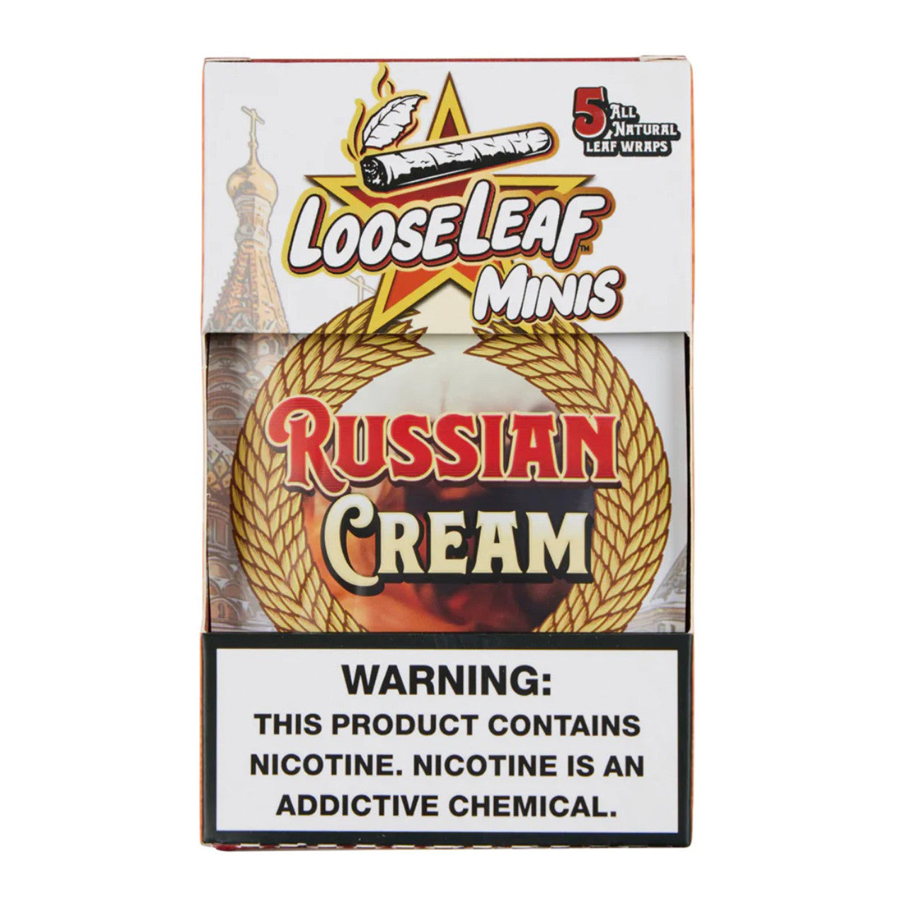 LooseLeaf - Minis Cigar Wraps (5ct) - Box of 8