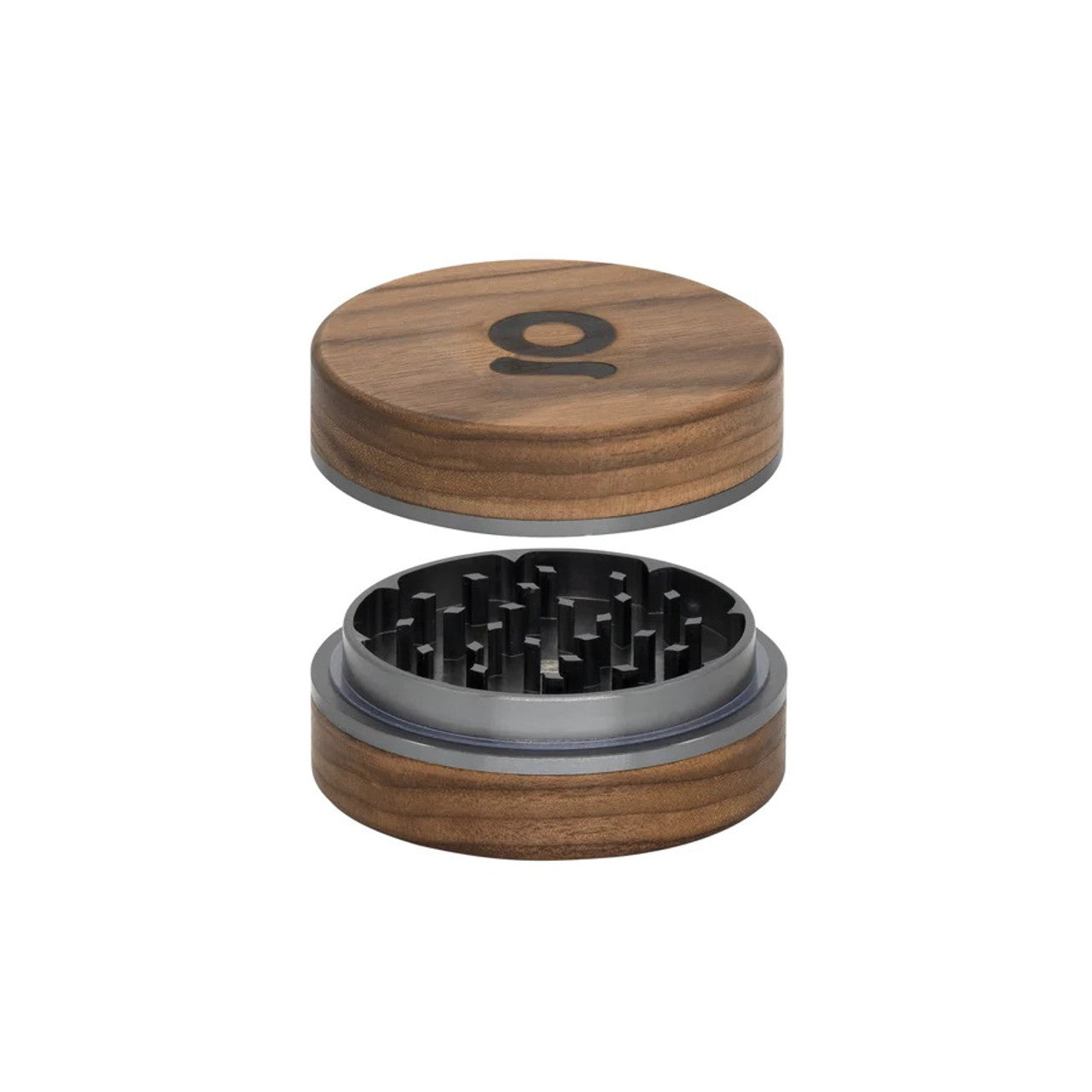 Ongrok - 3" Walnut Metal 2 Part Grinder