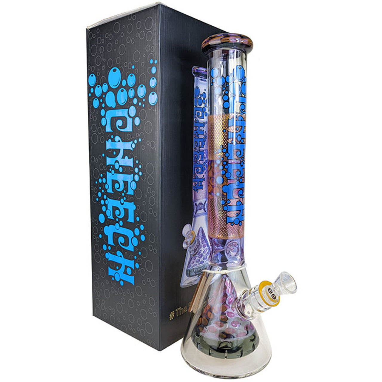 Cheech Glass - 14" Assorted Beaker in Beaker Water Pipe - with 14M Bowl