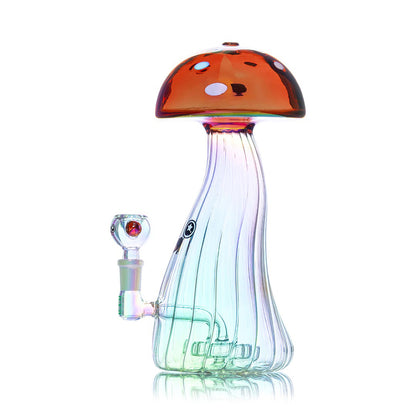 Hemper - XL 9.5" Trippy Shroom Water Pipe - with 14M Bowl