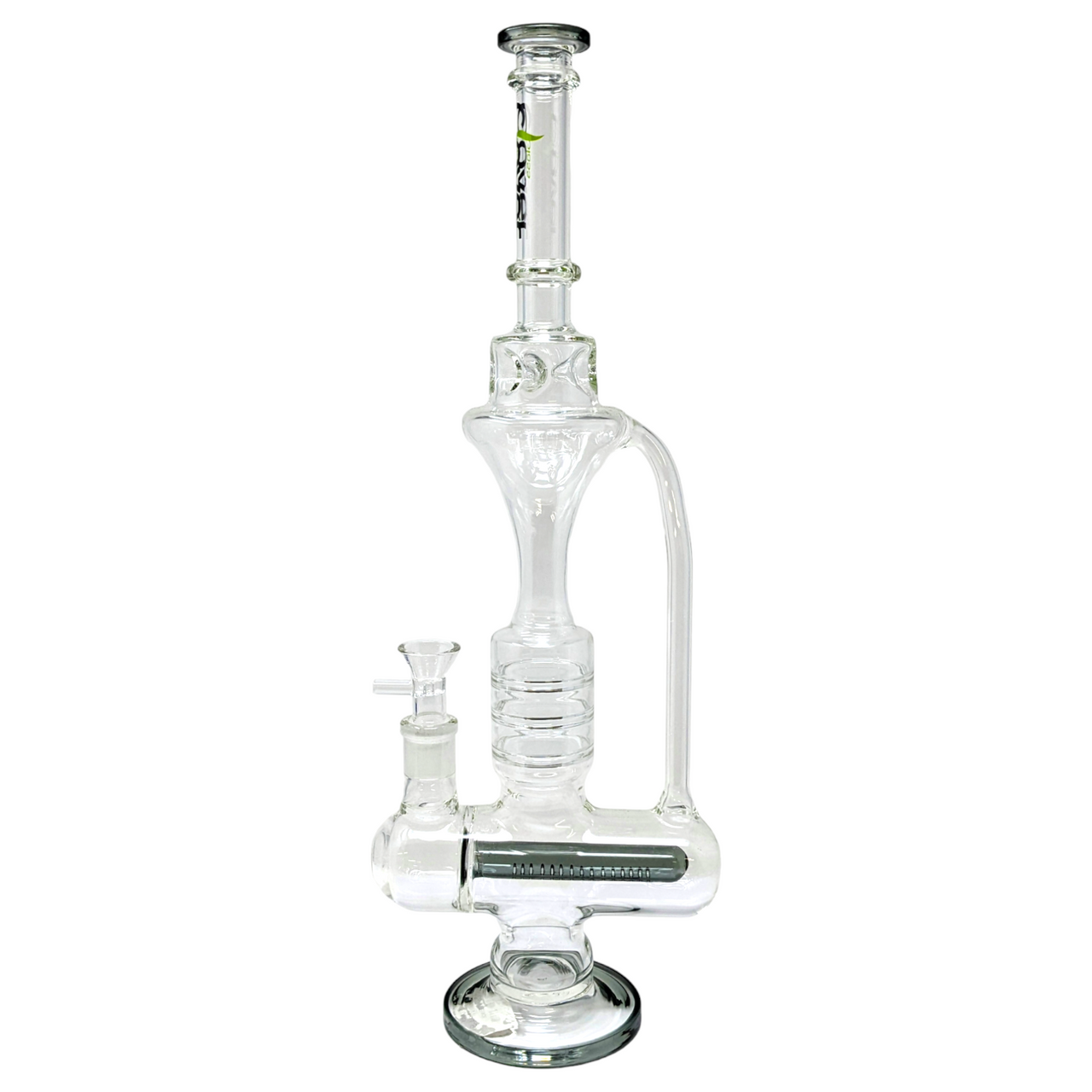 Clover - 19" Inline Recycler Water Pipe - with 18M Bowl