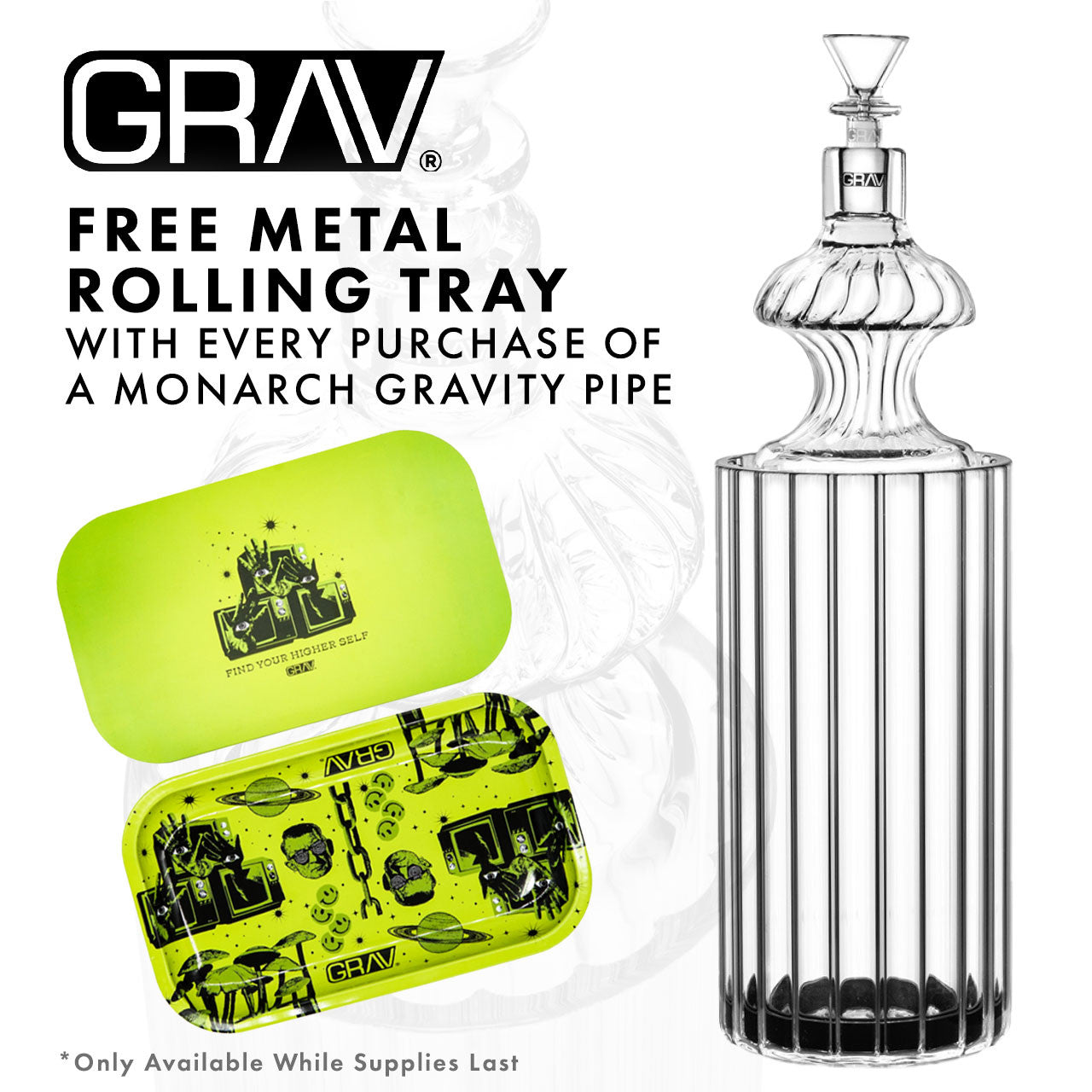 GRAV® - 2023 Monarch Gravity Water Pipe - with 14M Bowl