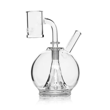 GRAV ® - Eclipse Rig Water Pipe - Clear - with 10M Banger