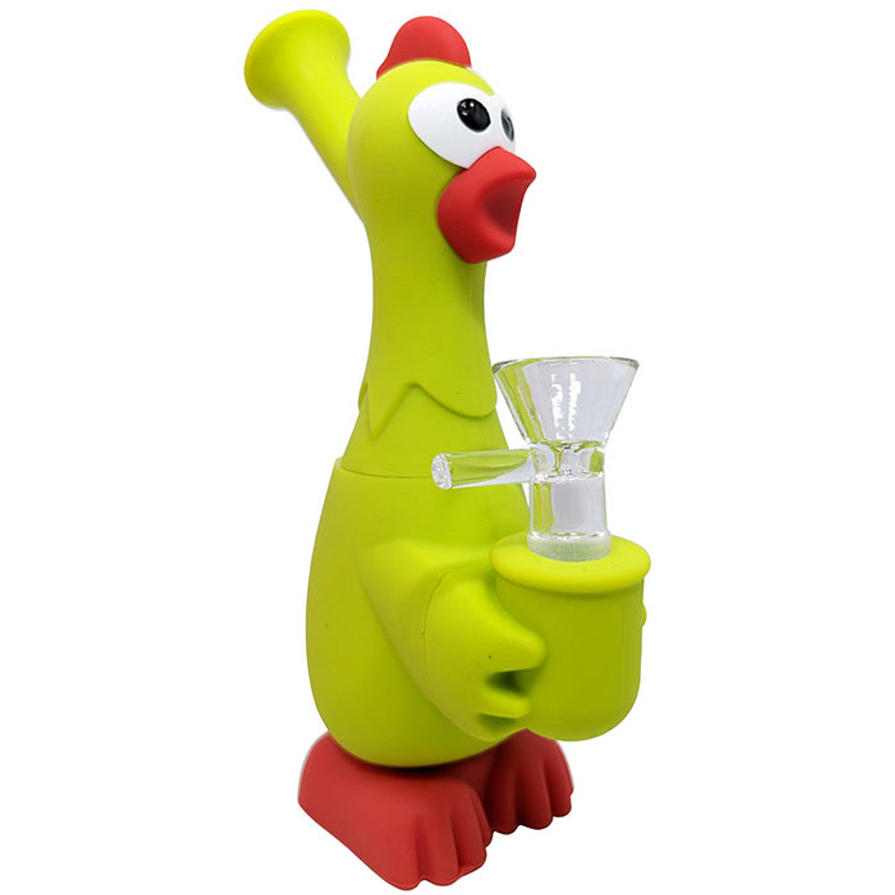 7" Silicone Scream Chicken Water Pipe - with 14M Bowl