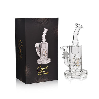 Crystal Series by High Point Glass - 10" Incycler Perc Water Pipe - with 14M Bowl