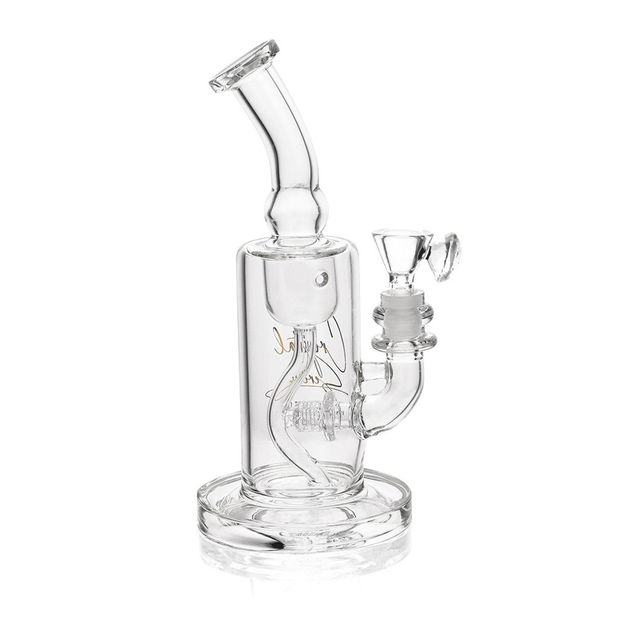 Crystal Series by High Point Glass - 10" Incycler Perc Water Pipe - with 14M Bowl