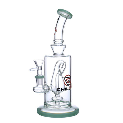 Chill Glass - 10" Recycler Water Pipe - with 14M Bowl