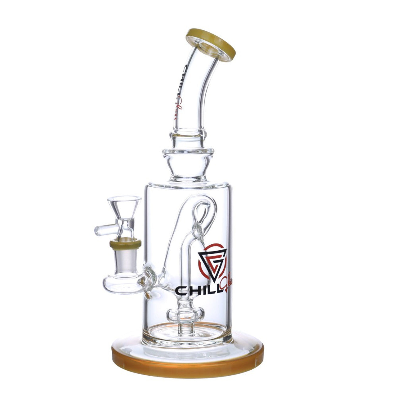 Chill Glass - 10" Recycler Water Pipe - with 14M Bowl