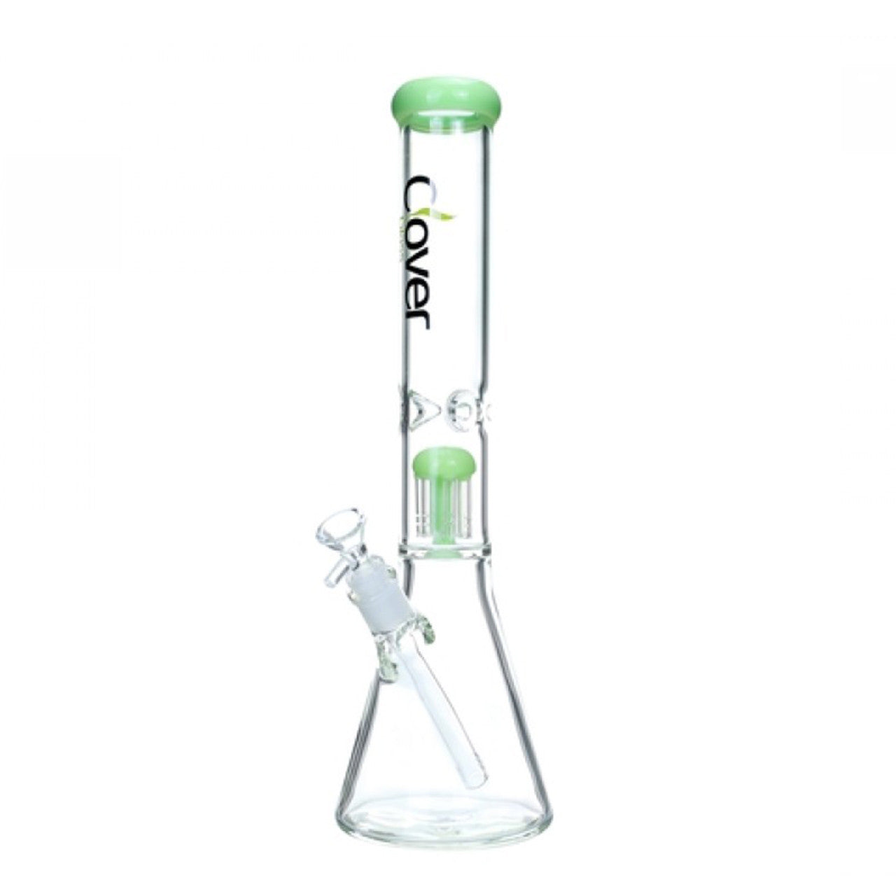 Clover - 16" Tree Perc Beaker Water Pipe - with 14M Bowl