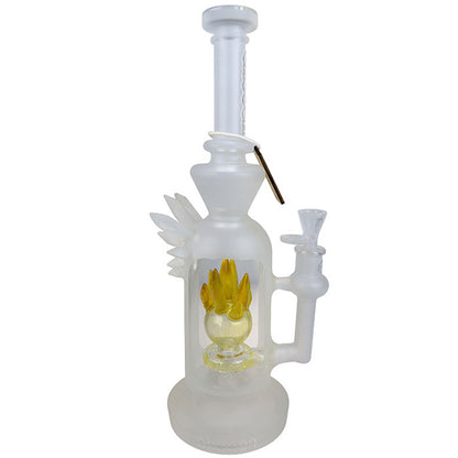 Cheech Glass - 13" Assorted Color Cristaliona Water Pipe - with 14M Bowl