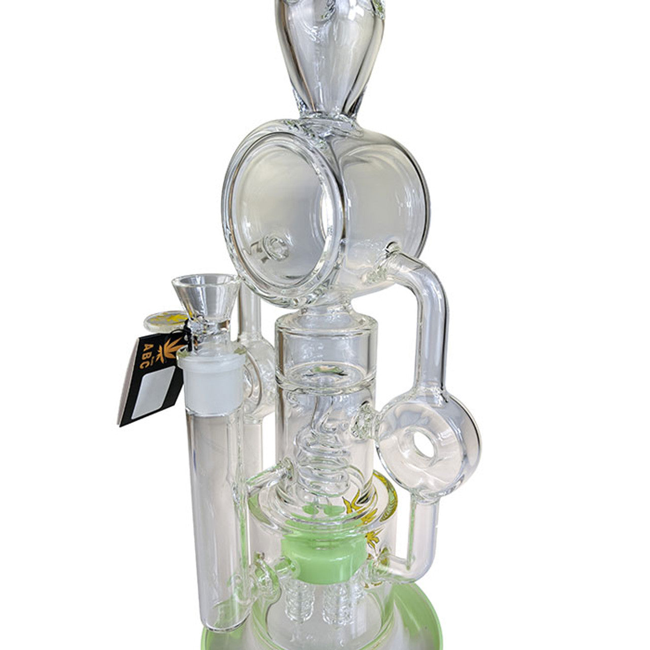 ABC - 20" Barrel Multi Perc Water Pipe - with 14M Bowl