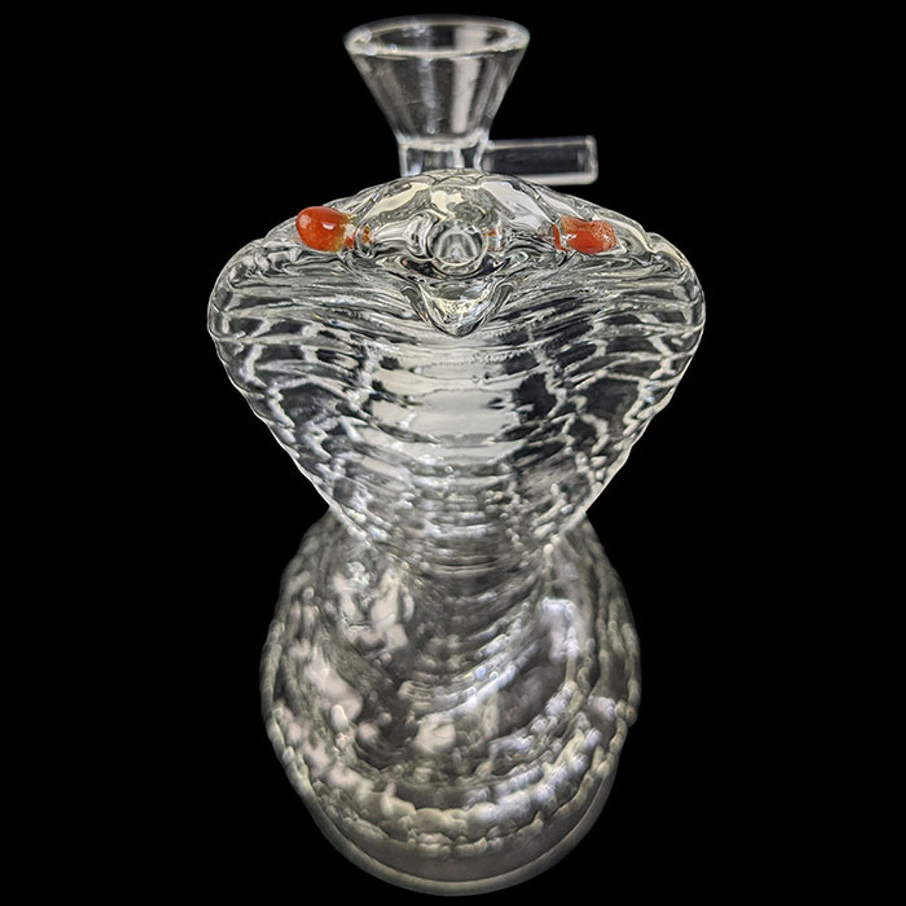 7" Clear Cobra Novelty Water Pipe - with 14M Bowl