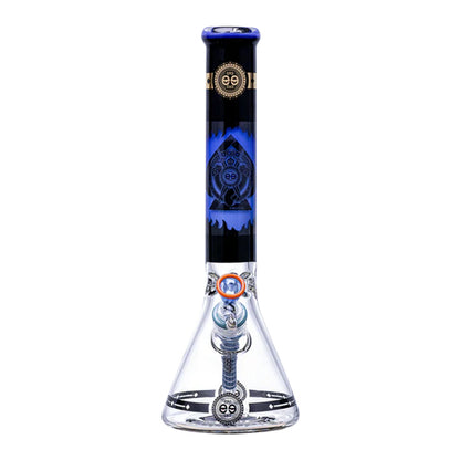 Cheech Glass - 14" Protect The Crest Beaker Water Pipe - with 14M Bowl