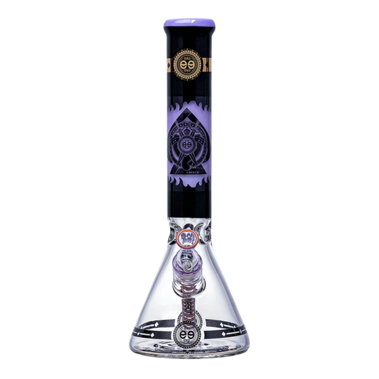 Cheech Glass - 14" Protect The Crest Beaker Water Pipe - with 14M Bowl