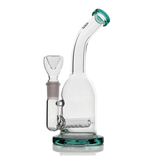 Hemper - 6.5" Whistler Rig Water Pipe - Teal - with 14M Bowl