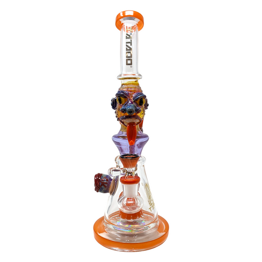 TATAOO - 12" Devil Eye Work Banger Hanger Water Pipe - with 14M Bowl & 4mm Banger