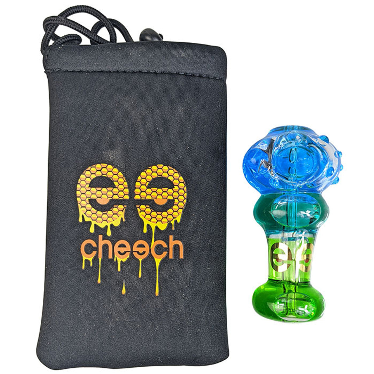 Cheech Glass - 4" Assorted Triple Glycerin Hand Pipe