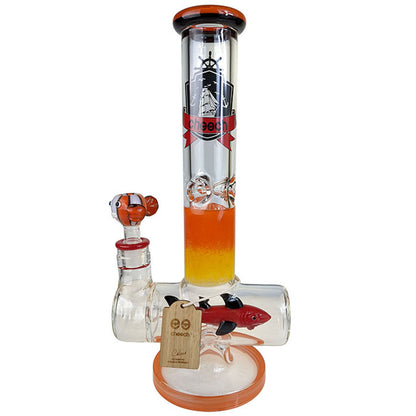 Cheech Glass - 14" Shark Attack Water Pipe - with 14M Fishy Bowl