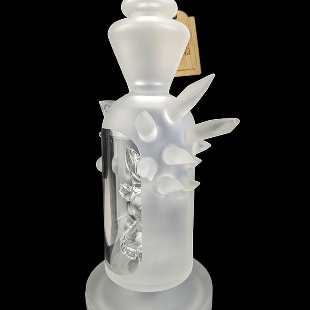 Cheech Glass - 13" Sand Blasted Crystaliono Water Pipe - with 14M Bowl