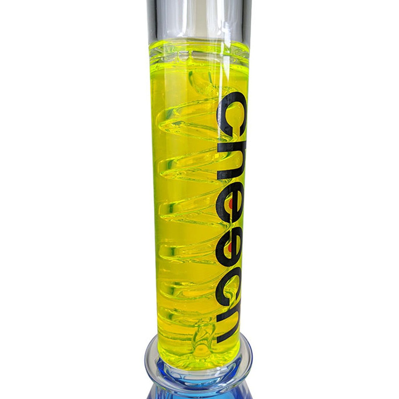 Cheech Glass - Full Double Glycerin Beaker Water Pipe - with 14M Bowl