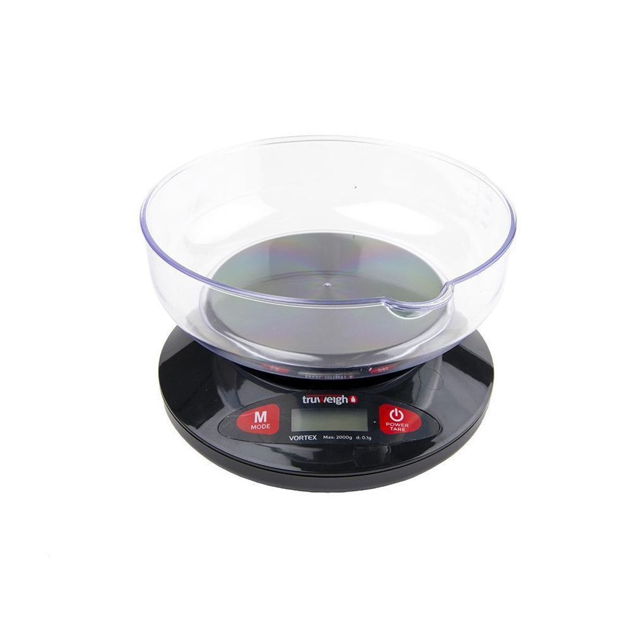 Truweigh - Vortex Digital Bowl Scale - 2000g X 0.1g