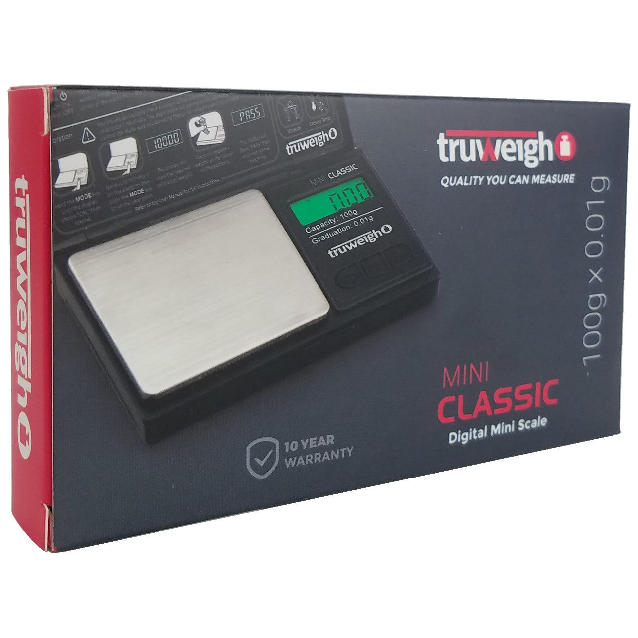 Truweigh - Mini Classic Scale - 100g X 0.01g