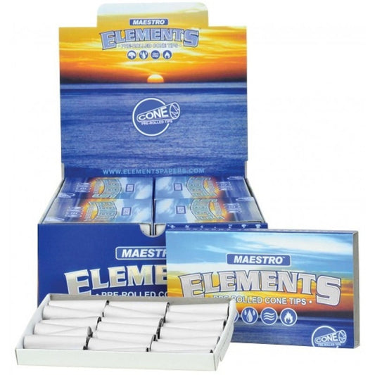 Elements - Pre-Rolled Maestro Cone Tips (21ct) - Display of 12