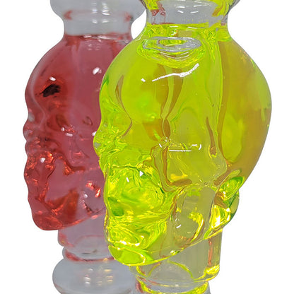 6.5" Glycerin Skull Nectar Straw