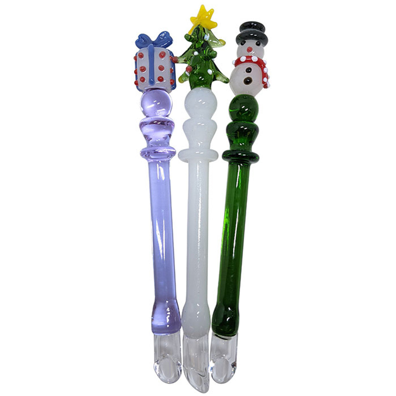 6" Xmas Scoop Dabber - Single Assorted