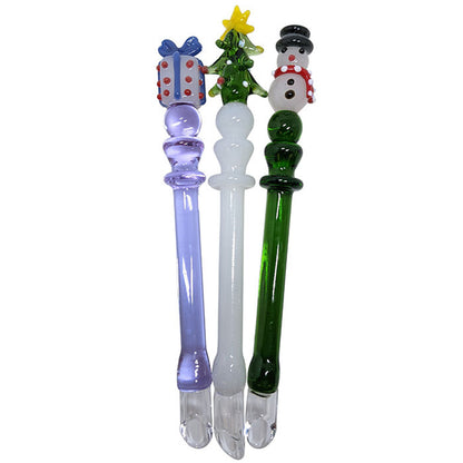 6" Xmas Scoop Dabber - Single Assorted