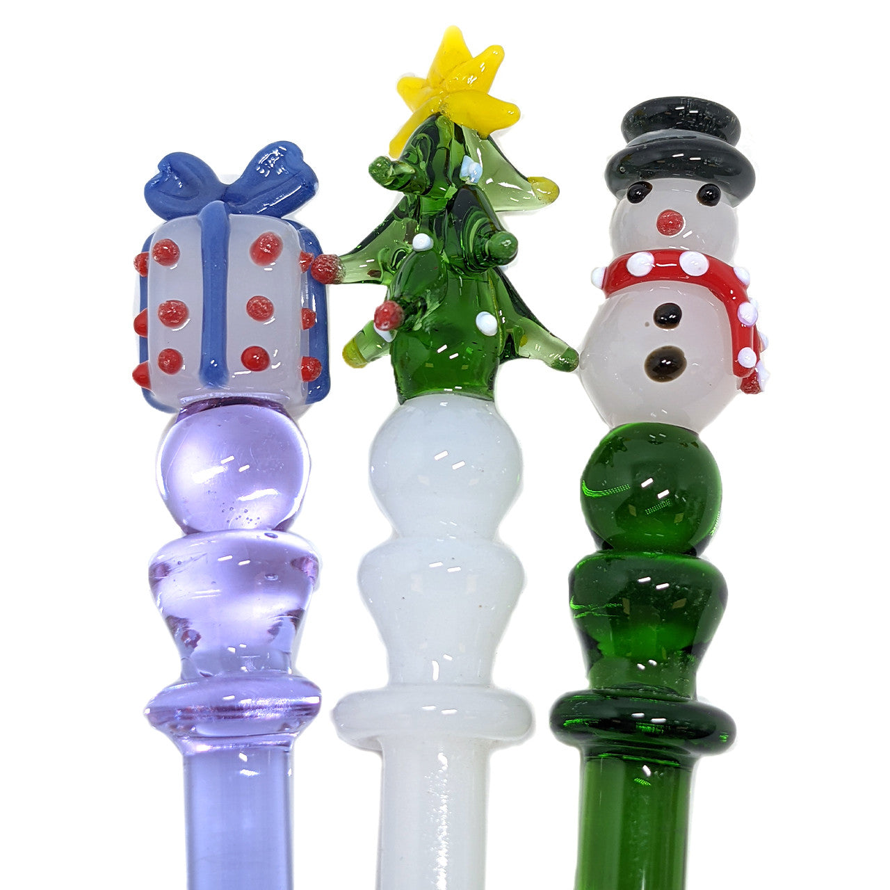 6" Xmas Scoop Dabber - Single Assorted